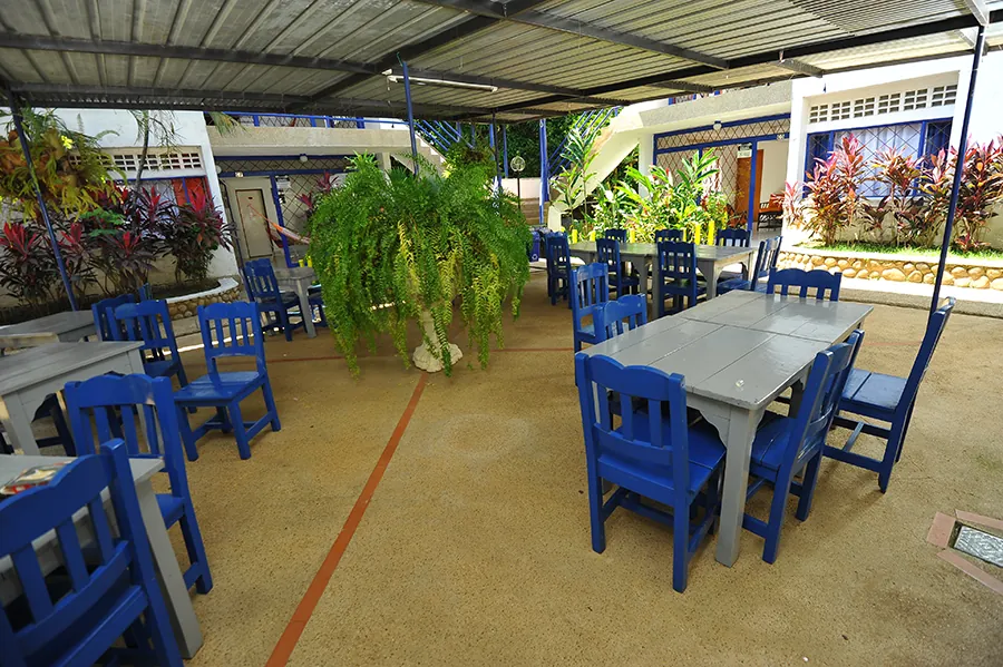 Comedor del restaurante al aire libre